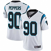 Nike Carolina Panthers #90 Julius Peppers White NFL Vapor Untouchable Limited Jersey,baseball caps,new era cap wholesale,wholesale hats